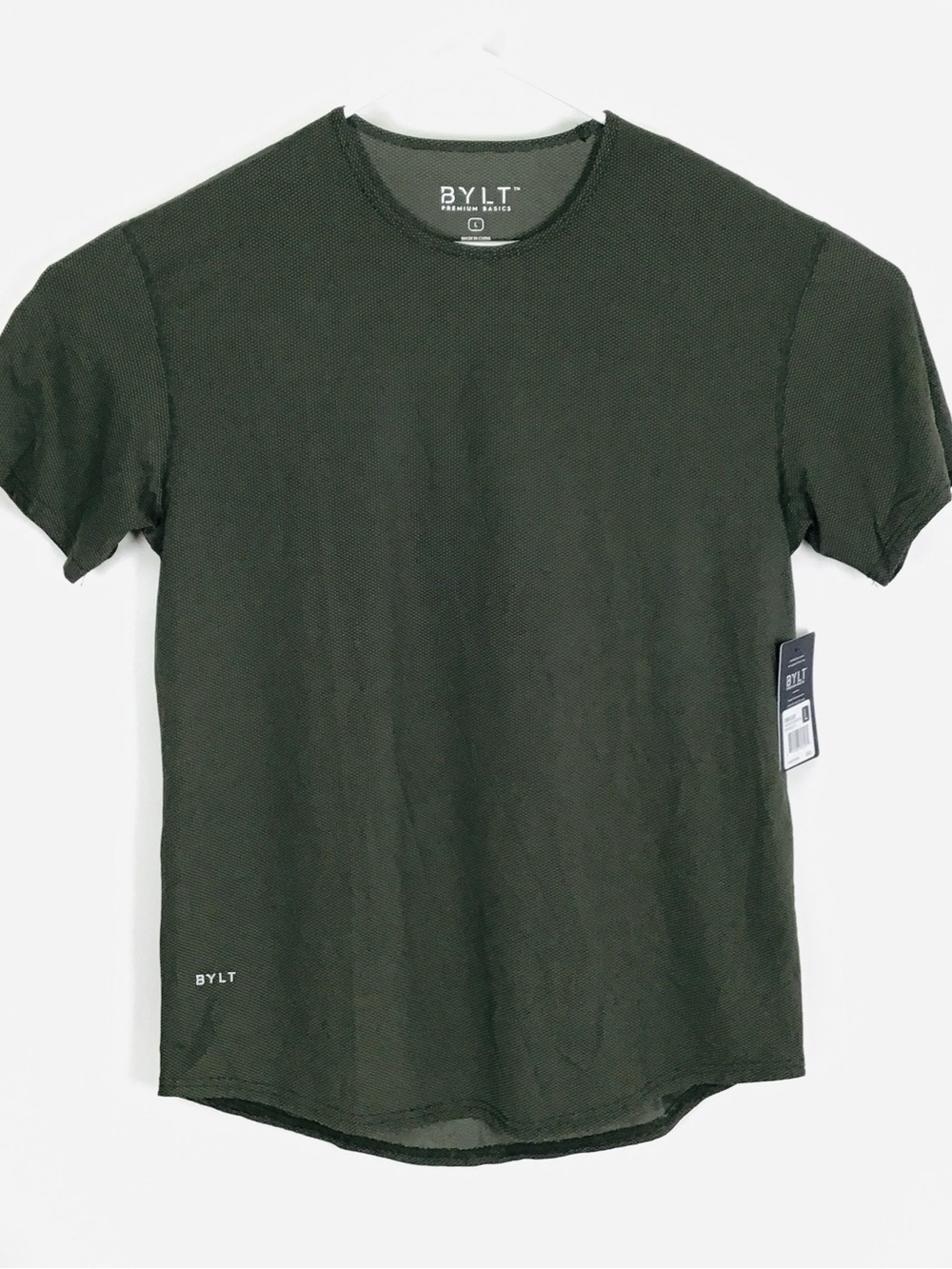 NWT Bylt Pulse Short Sleeve Drop Cut tee shirt large